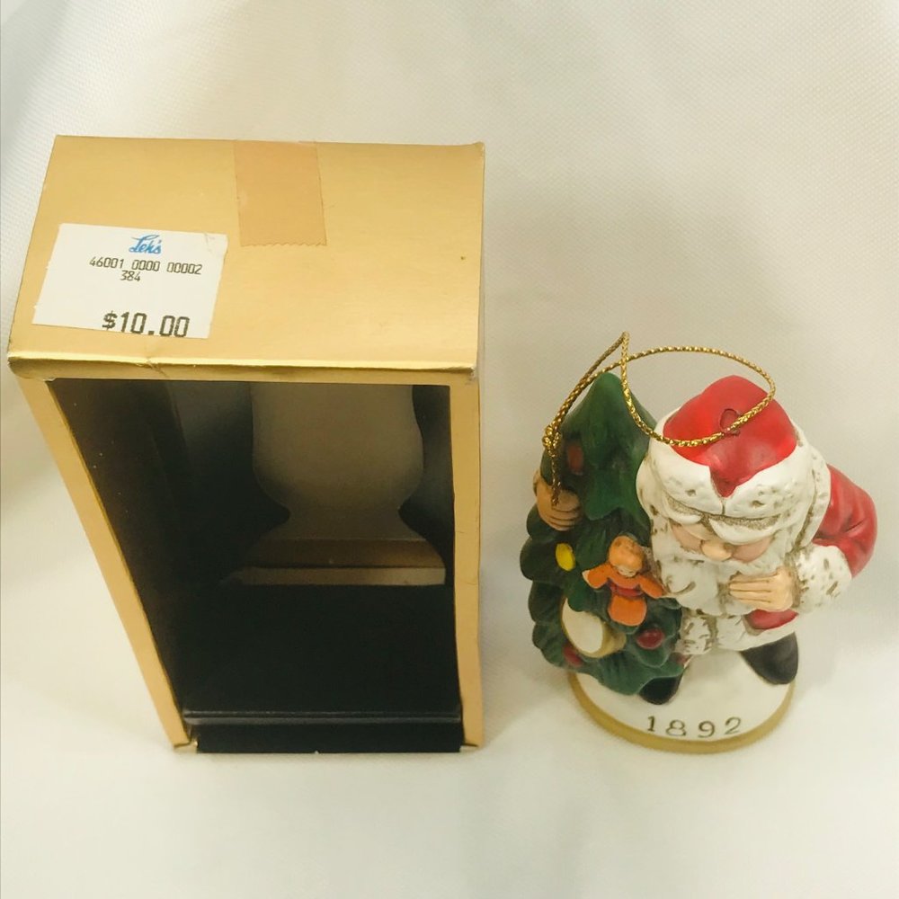 Vintage Christmas Reproductions Memories Of Santa Ornament 1892 Preowned In Box - Picture 7 of 7